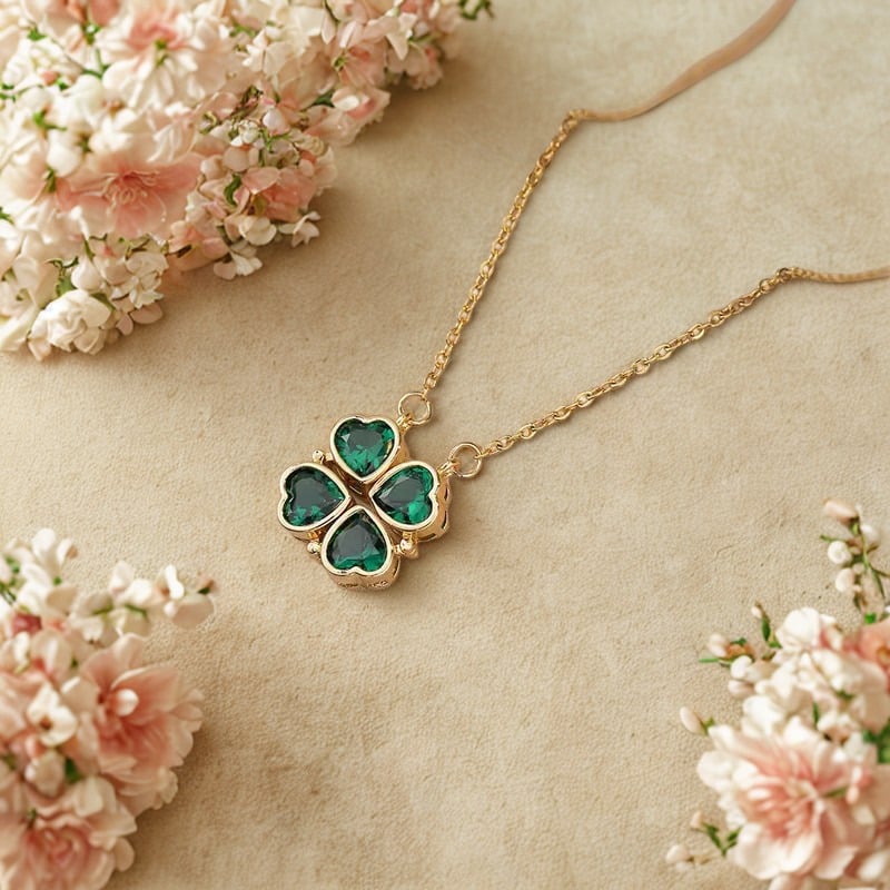 AMAYA · L'Émeraude Secrète — Collier Transformable 2-en-1